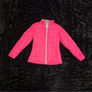 Faded Glory Pink Puffer Jacket